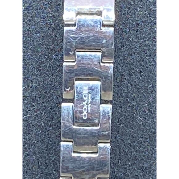 Coach Delancey White Dial Silver Steel Strap Watch Ladies (see video and read) - Picture 4 of 4